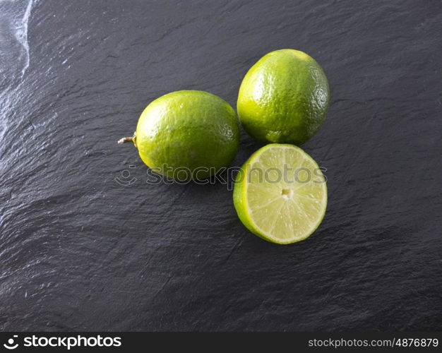 Limes on a slate&#xA;