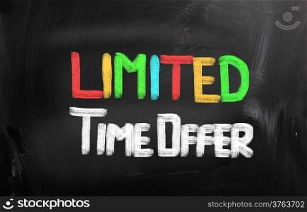 Limited Time Offer Concept