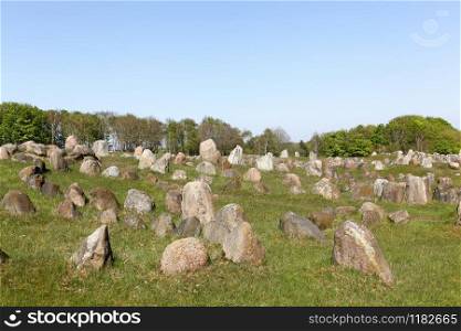 Lindholm Hills called Lindholm Hoje in Danish is a major viking burial site in Denmark