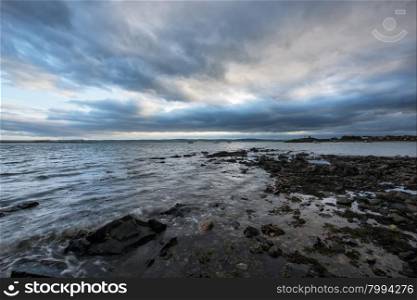 Lindisfarne Holy Island Northumberland Dusk