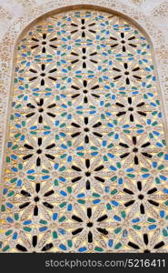 line in morocco africa old tile and colorated floor ceramic abstract