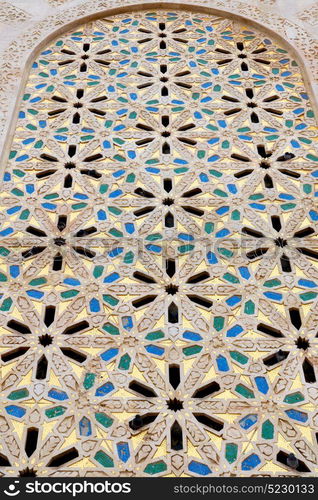 line in morocco africa old tile and colorated floor ceramic abstract