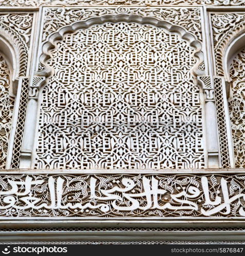 line in morocco africa old tile and colorated floor ceramic abstract