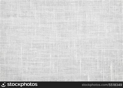 Linen fabric background. White linen woven fabric background or texture