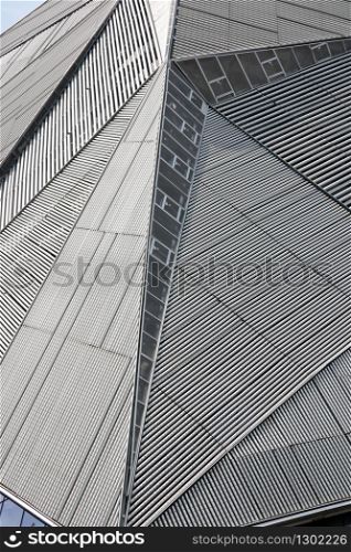 Lines and angles on a modern building