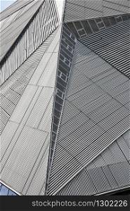 Lines and angles on a modern building