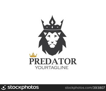 lion logo vector illustration design