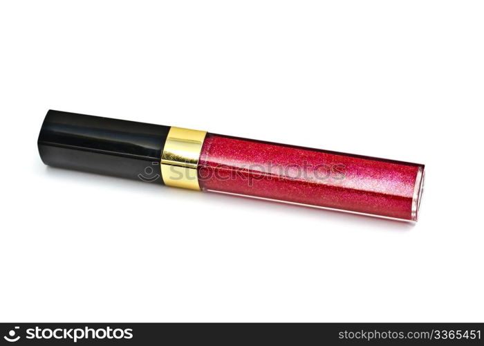 Lip gloss isolated on white background