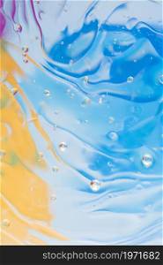 liquid effect blue yellow painted background. High resolution photo. liquid effect blue yellow painted background. High quality photo