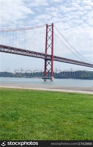 Lisbon Bridge - April 25th, Old Salazar Bridge, Portugal