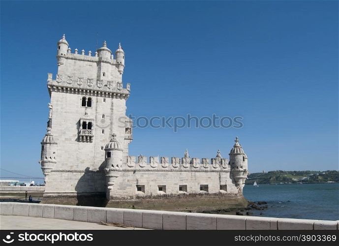 lisbon city portugal Belem Tower landmark architecture