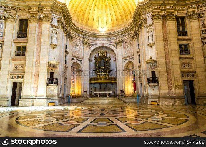 LISBON, PORTUGAL - JULY 30: National Pantheon in Lisbon (Church of Santa Engracia) in a summer day on July 30 2014 in Lisbon, Portugal