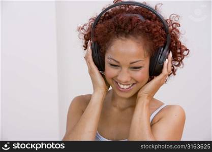 Listening to music