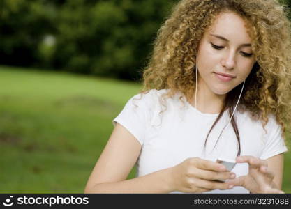 Listening To Music Outside