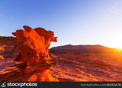 Little Finland near Mesquite, Nevada, USA