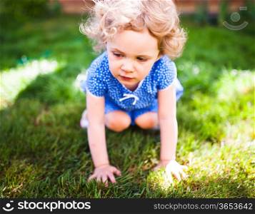 Little girl outdoor