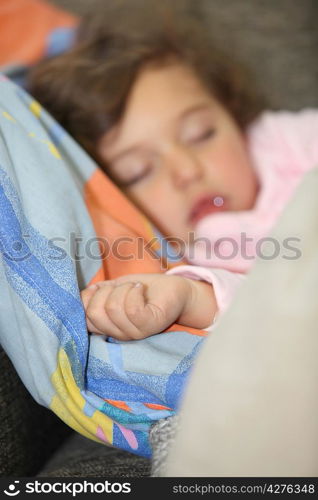 Little girl sleeping