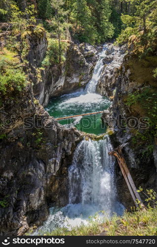 Little Qualicum Falls Provincial Park, Vancouver Island, British Columbia, Canada