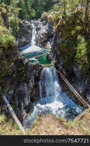 Little Qualicum Falls Provincial Park, Vancouver Island, British Columbia, Canada