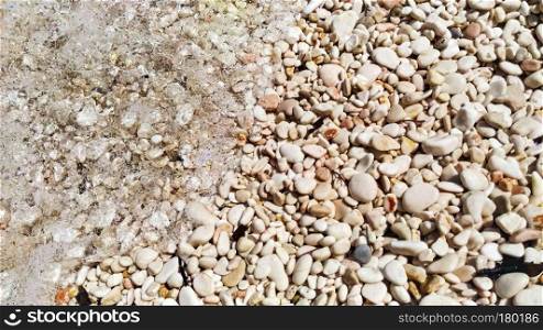 Little stones of beach