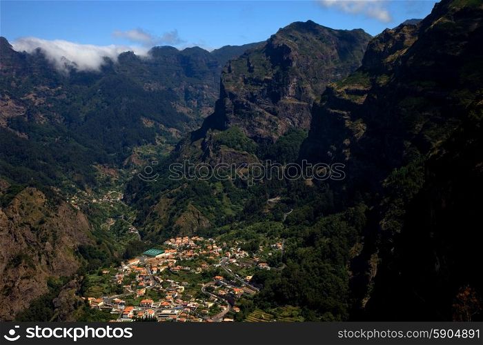 little village of Curral das Freiras in Madeira Island, Portugal