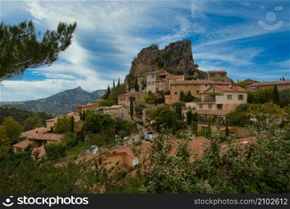 Little village of La Roque Alric in Provence
