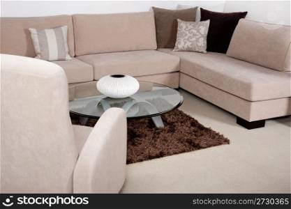 Living room modern home