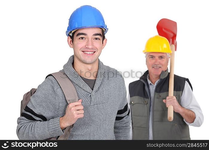 Llaborer with his foreman