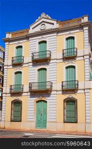 Lloret de Mar mediterranean facade in Costa Brava at Catalonia Spain