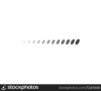 Loading Bar Vector Flat Icon. vector illustrator