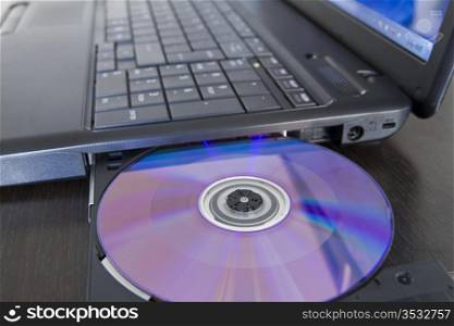 Loading software into a laptop