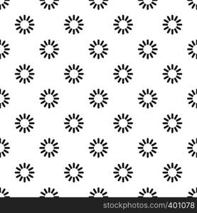 Loading spinner pattern. Simple illustration of loading spinner vector pattern for web. Loading spinner pattern, simple style