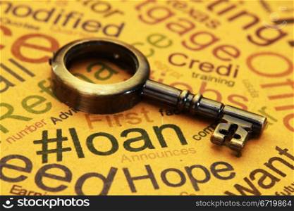 Loan and mortgage concept