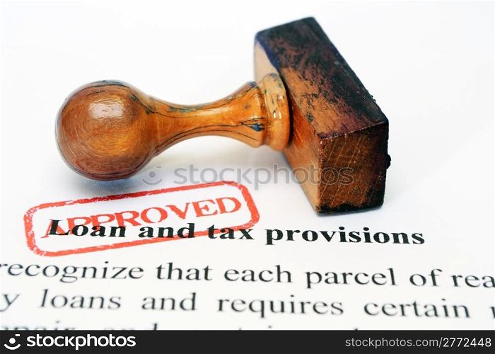Loan and tax provisions