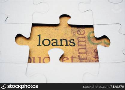 Loan puzzle concept