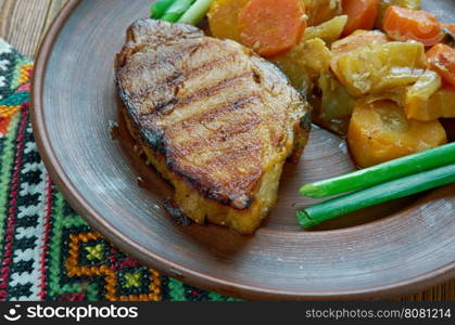 loci pechene Hungarian dish of pork