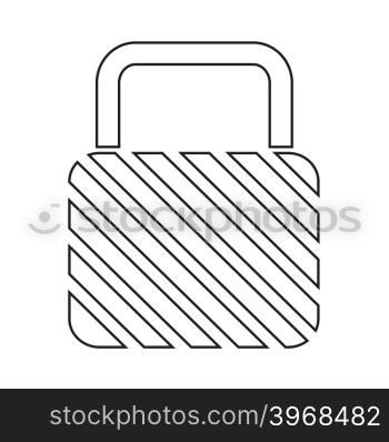 Lock Icon illustration design