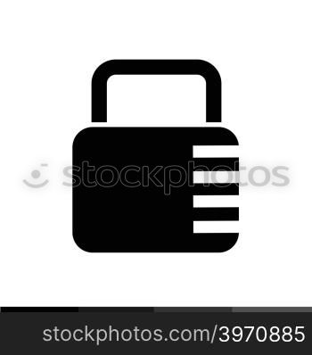 lock icon illustration design