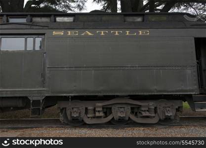 Locomotive at Northwest Railway Museum, Snoqualmie, Washington State, USA