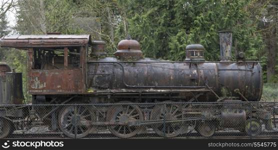 Locomotive at Northwest Railway Museum, Snoqualmie, Washington State, USA