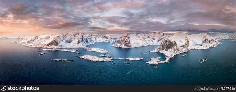 Lofoten Islands from the air