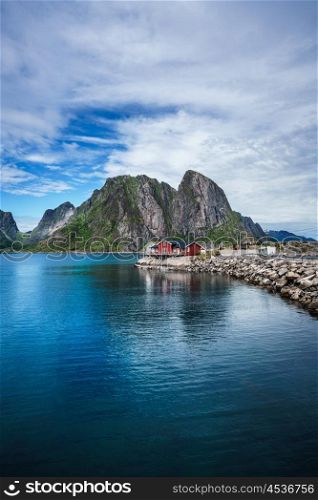 Lofoten islands is an archipelago in the county of Nordland, Norway. Is known for a distinctive scenery with dramatic mountains and peaks, open sea and sheltered bays, beaches and untouched lands.