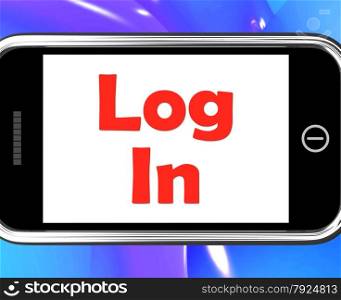 . Log In Login On Phone Showing Sign In Online