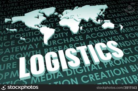 Logistics Industry Global Standard on 3D Map
