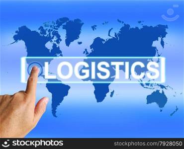 Logistics Map Indicating Logistical Coordination and International Plans
