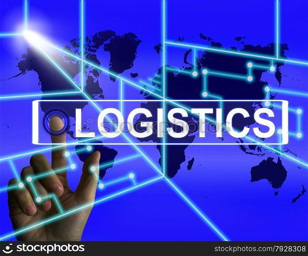 Logistics Screen Indicating Logistical Strategies and International Plans