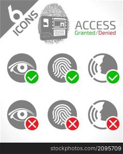 Logo - Biometric ID authentication