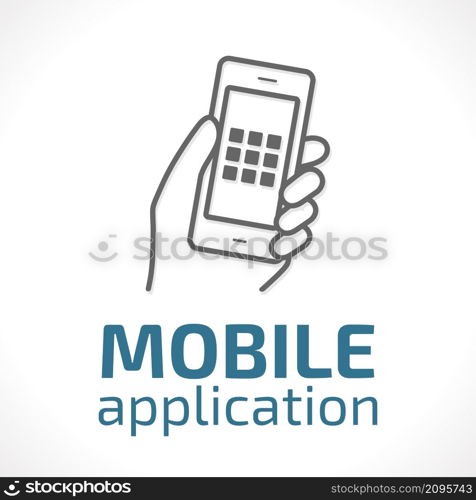 Logo - Mobile applications concept