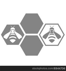 Logo of Bee. Logo of Bee Isolated on White Background