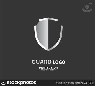 logo security company. vector shield for protection, illustration